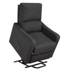 Brassex Levo Recliner Lift Chair - Dark Grey-Rich fabric cover
