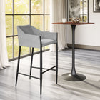 Zuo Andover Barstool - Slate Grey-Assembly not required