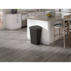 Rubbermaid 12.2 Gallon Swing Top Trash Can - Black-Curved profile with matte black finish complements décor in any area of your home