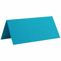 JAM Paper Printable Place Cards - 3 3/4" x 1-3/4" - Sea Blue Placecards - 12 Pack-Color: Brite Hue Sea Blue / Complement any party theme and signify a special event with colorful place cards.