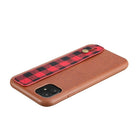 General Supply Goods + Co PU Leather Case with Hand strap for iPhone 11, XR - Brown-Brown Vegan Leather