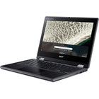 Acer R753T 11.6" Touchscreen Chromebook + 3 months Google AI Pro - Celeron N4500 - 64GB eMMC SSD - 8GB RAM - Chrome OS - Black-Better Learning and Collaboration - The convenient options of this 2-in-1 laptop allows students to work in a variety of situations and never struggle to find a suitable position. Combined with the 5 MP MIPI world facing camera and the 88° wide-field-of-view webcam, students can easily take high quality photos to be used in more engaging school projects