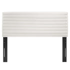 Modway Tranquil Channel Tufted King/California King Headboard - White-Dense Foam Padding