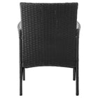 Manhattan Comfort Imperia Modern Patio 2-Person Seating Group 3-Piece Set with End Table - Grey/Cream-24.02" L x 23.62" W x 32.68" H