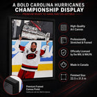 Frameworth Jordan Staal 20" H x 29" W Framed Canvas Carolina Hurricanes 2026 Stanley Cup Champions Framed Canvas - Officially Licensed NHL/NHLPA-8
