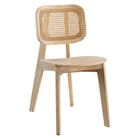 Modway Habitat Wood Dining Side Chair - Grey - 2 Pack-No Assembly Required