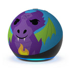 Amazon Echo Dot 5th Gen. Kids - Dragon-Where Learning Meets Fun - Kids can ask Alexa to play music, read a bedtime story, get help with their homework, and more. Stream songs from Amazon Music, Apple Music, Spotify, and others.