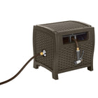 Suncast Slide Trak Hose Hideaway for 175' Hose - Java-Low maintenance, no assembly required.