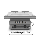 BlueDiamond 5 in 1 USB-C Docking Station Output and Laptop Stand-3 USB-A 3.0 Gen 1 ports: 3 USB 3.0 Gen1 ports provide up to 5Gbps of blazing-fast data transfer speeds