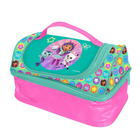 Danawares Dreamworks Gabby's Dollhouse Lunchbag with 2 Compartments-Bright, Fun Graphics: Features colourful and playful designs of Gabby and her friends from Gabby’s Dollhouse