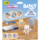 Crayola Bluey Scribble Scrubbie Playset - 3 Bluey Characters-Bluey characters: kids will love colouring their favourite characters bluey, bingo, and muffin