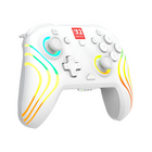 Turtle Beach Afterglow Wave Wireless RGB Gaming Controller for Nintendo Switch 2 - White-Eight RGB zones with four pre-set modes for dynamic lighting combinations 