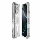 ITSKINS Hybrid_R Compatible with MagSafe Case for iPhone 17 - Clear-Optimized for camera control button