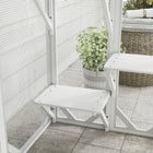 PawHut 71" L Catio Outdoor Cat Enclosure - White-Suitable for cats, rabbit, dogs, and other small animals 