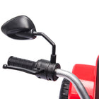 Aosom 6V Kids Electric Ride-On Motorcycle - Red-This ride-on motorcycle can continually play for 45 minutes once fully charged 