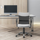 Vinsetto Ergonomic Home Office Chair with Armrests and Mesh Backrest-Adjustable seat height to fit your sitting style