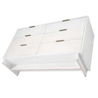 Manhattan Comfort Granville 55.04" Modern Double Wide Dresser - White-10