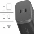 OtterBox Premium Pro Fast Charge 60W Dual USB-C Wall Charger - Black-Safe charging with USB-Power Delivery (PD) and Programmable Power Supply (PPS)