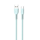 Basic Tech 3ft Type-C Cable - Blue-Braided for extra Durability