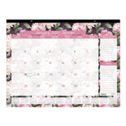 Blueline 2027 Pink Ribbon Monthly Desk Pad Calendar - Pink - 22" x 17" - Bilingual-12 Months, January to December