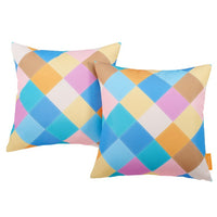 Modway Outdoor Patio Pillow Set - Diamond - Set of 2-Indoor/Outdoor Throw Pillow