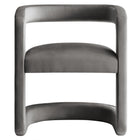 Modway Winslow Barrel Performance Velvet Dining Chair - Storm Grey-9