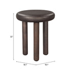Zuo Arian Side Table - Bronze-6