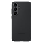 Samsung Silicone Cellphone Case for S25 FE - Black-Silicone Case has a soft-touch finish that feels great in your hand and helps you keep a secure grip