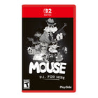 MOUSE: P.I. For Hire for Nintendo Switch 2-Black and white, hand-drawn rubber hose animation, inspired by cartoons of the 1930s