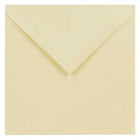 JAM Paper 7.5" x 7.5" Square Invitation Envelopes with Euro Flap - Ivory - 25 Pack-Ivory envelope