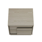 Manhattan Comfort Horizon 21.7" Modern Nightstand 2-Piece Set - Whitewashed Oak-17.7" L x 21.7" W x 19.9" H