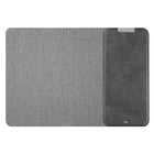 General Supply Goods + Co 10W Rolled Up Mouse Pad Wireless Charger - Textured Grey-Works with other Qi-enabled devices and accessories.