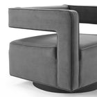 Modway Booth Performance Velvet Performance Velvet Swivel Armchair - Grey-8