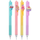 Merangue Sweets Retractable Pen - 4 Pack-Novelty pens with sweet design toppers