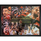 Toronto Raptors 2019 Champs by Arrigo - Framed Canvas - 31" x 22"-Premium canvas print with gallery-wrapped edges