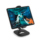 ShoppingAll Short Adjustable Tablet Stand - Black-Sturdy aluminum metal base and arm