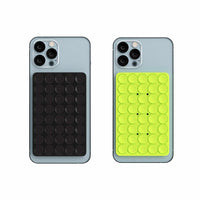 Blu Element PhoneSquid Grip - Black & Lime Green - 2 Pack-Universal Compatibility: Works with all smartphones