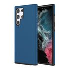 AXS PROTech Dual-Layered Anti-Shock Case with Military-Grade Durability for Samsung Galaxy S22 Ultra - Cobalt Blue-Shock resistant