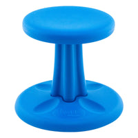 FDMT Kore Wobble Stool - 12" H - Blue-The Kore Wobble Chair is infused with Smart Plastic, an anti-microbial agent that inhibits germs from growing on the stool's plastic surface.
