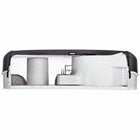 San Jamar Jumbo Bath Tissue Dispenser - Double Roll - 19.29" L X 5.5"W X 11.83"H - Black-19.29" L X 5.5"W X 11.83"H