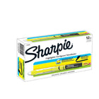 Sharpie Liquid Chisel Tip Pen-Style Highlighters - Yellow - 12 Pack-Visible ink supply...know before you run out