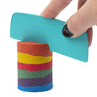 Kinetic Sand Rainbow Mix-Magical flowing sand: Feel the difference with Kinetic Sand, the original magical, moldable, and mesmerizing sensory sand. Its unique formula makes it stick together so it easily shapes and molds.