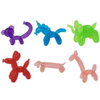 Merangue Ballon Erasers - 6 Pack-Set of 6 novelty erasers shaped like balloon animals