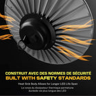 Bell+Howell Highburst LED High Bay Shop Light - 6000 Lumens-Dimmable settings: casts a wide beam that covers a large area, use the settings to make it brighter or to cast a soft glow, depending on what you need