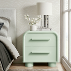 Modway Bellamy Curved 2-Drawer Nightstand - Sage-Rounded Silhouette