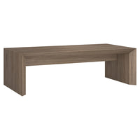 Hudson&Canal Oswin 48"W Rectangular Coffee Table - Antiqued Grey Oak-A modern contemporary design for your living room, den, and more