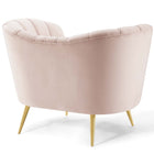 Modway Opportunity Performance Velvet Armchair - Pink-Removable Cushions