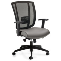 Offices to Go Avro Synchro-Tilter Office Chair - Light Grey-Synchro-tilter chair