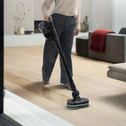 Miele Triflex HX3 Aqua Cordless Stick Vacuum Cleaner - Obsidian Black-The vacuum includes the Aqua Twister Pro floorhead, two reusable pads, a drip tray, floor cleaner, dusting brush, upholstery nozzle and crevice nozzle