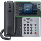 HP Poly Edge E550 Corded/Cordless Bluetooth/WiFi Wall Mountable IP Phone - Black-5" 800 x 480 Colour IPS LCD